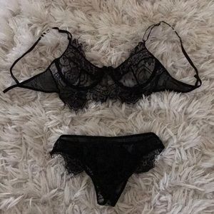 Sexy bra & underwear set(read description please)